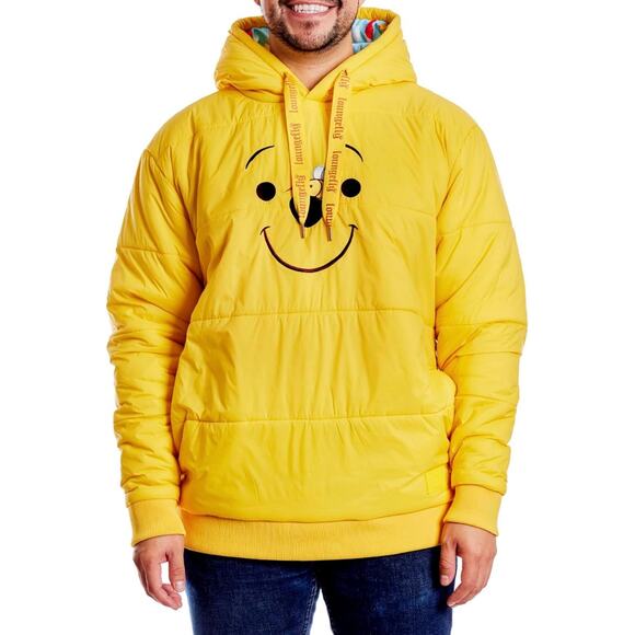 NWT Loungefly Disney Winnie the Pooh Rainy Day Puffer Unisex Hoodie L 3X - Picture 6 of 8
